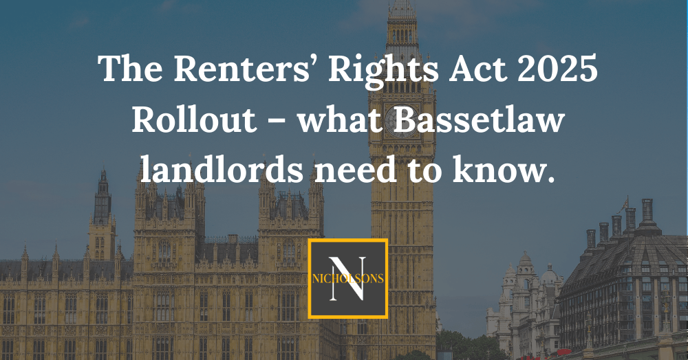 The Renters’ Rights Act 2025 Rollout – what Bassetlaw landlords need to know. The Renters’ Rights Act 2025 Rollout – what Bassetlaw landlords need to know.